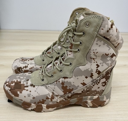 Desert Camouflage Military Combat Boots With Zipper 38-45 Desert Military Boots