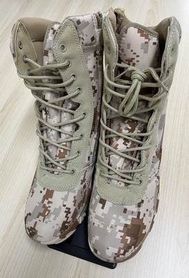 Desert Camouflage Military Combat Boots With Zipper 38-45 Desert Military Boots