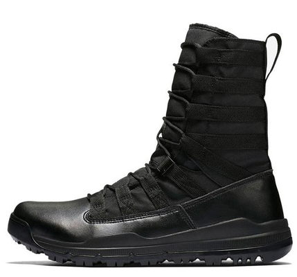 17 Ounces Genuine Leather Military Boots Upper Nylon Reinforced Black Outdoor Tactical Gear