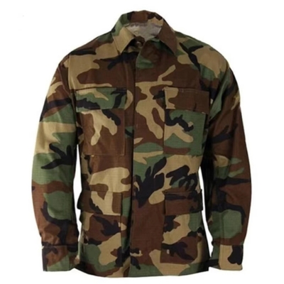 Land Force Camouflage Woodland Battle Dress Uniform Breathable Reliable