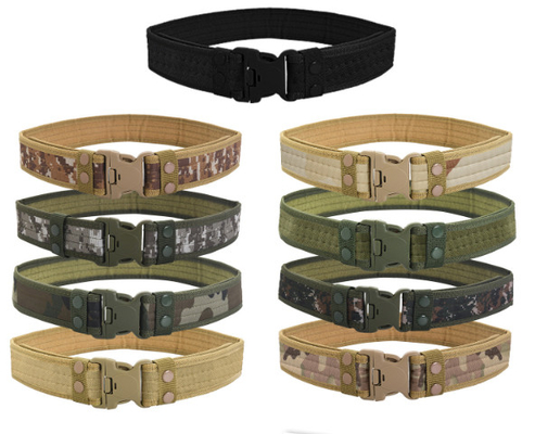 Military Fan EVA Foam Tactical Belt Oxford Cloth Men's Canvas Sponge Belt