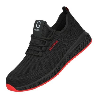Unisex Steel Toe Safety Shoes Anti-Smash & Anti-Puncture Breathable Work Sneakers Lightweight Industrial Footwear for Summer