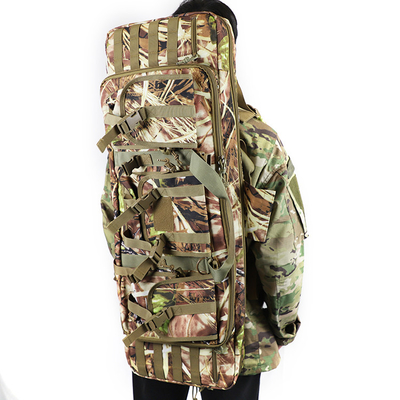 Large 36" Single Double Tactical Rifle Bag 42" 46" 600D Tree Camo
