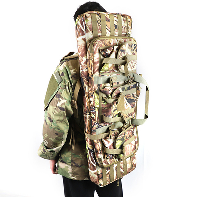 Large 36" Single Double Tactical Rifle Bag 42" 46" 600D Tree Camo