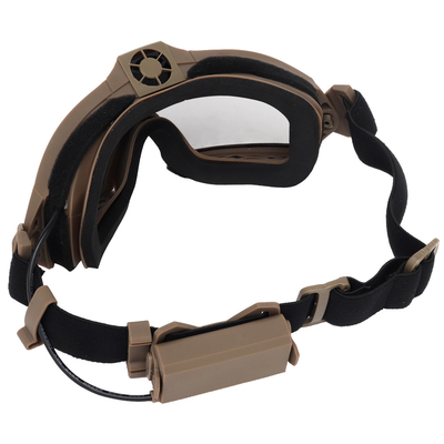 Anti Fog Military Protective Equipment TPE ABS Tactical With Fan