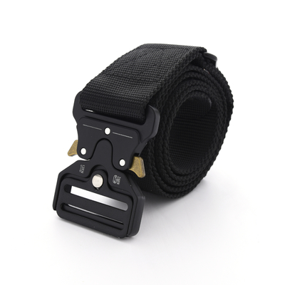 125*3.8 Outdoor Tactical Belt Combat Webbing Multicolor Polyester