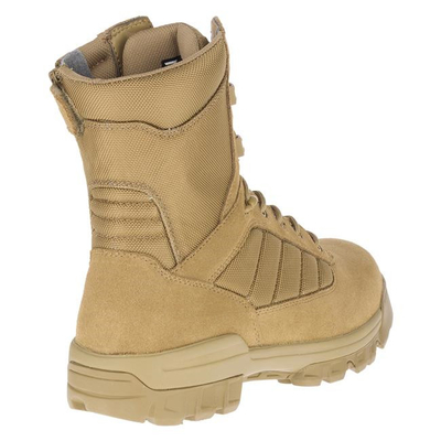 YKK Zipper Military Combat Boots Tan Tactical Boots Slip Resistant