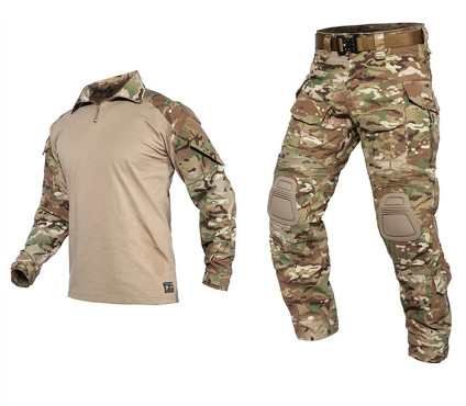 Army G3 Multicam Military Frog Suit Flame Resistant ACS Plaid Fabric