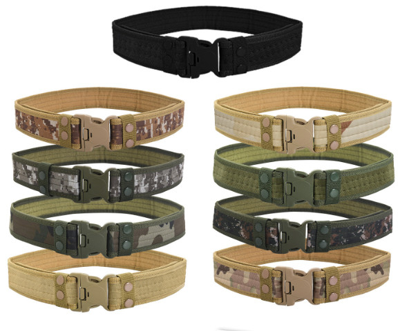 Military Fan EVA Foam Tactical Belt Oxford Cloth Men's Canvas Sponge Belt