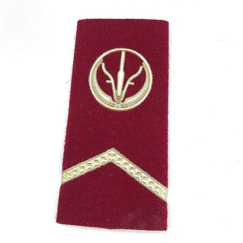 Woolen Epaulet With Embossed Shoulder Badge And Sleeve Type Design