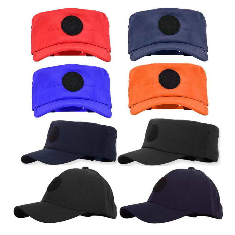 Rescue Emergency Training Cap Red And Blue Rescue Caps Flat Top Hats