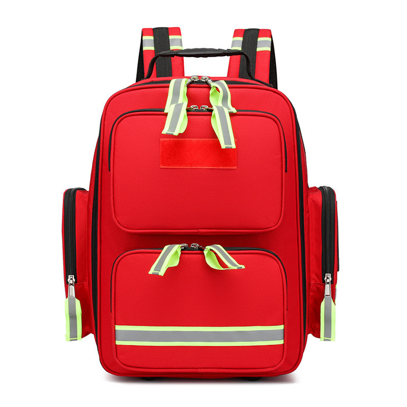 Emergency First Aid Backpack Fire Rescue Medical Bag Home Visit Kit 1000D Nylon