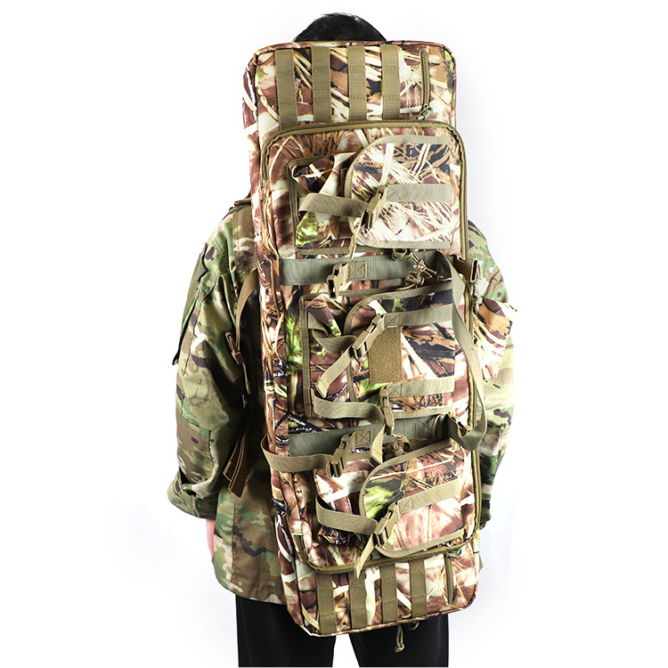 Large 36" Single Double Tactical Rifle Bag 42" 46" 600D Tree Camo