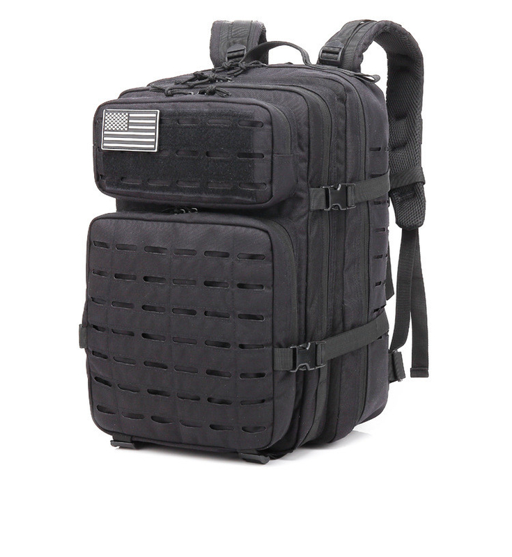 US Outdoor Tactical Hiking Backpack 45L Polyester Nylon Strap Molle System Backpack