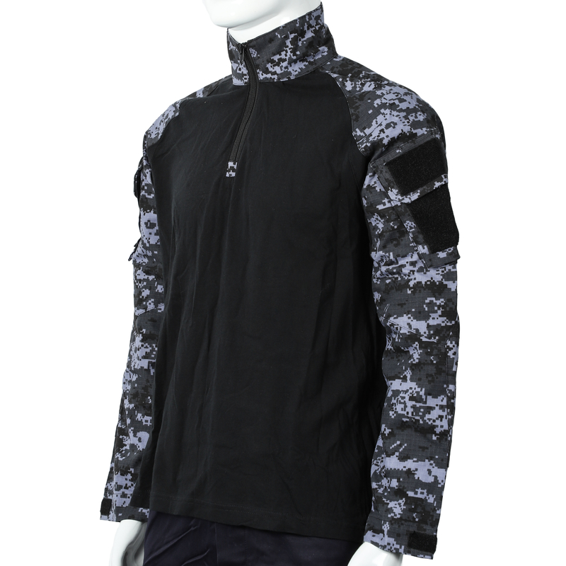 Polo Midnight Frog Combat Shirt Digital Camouflage Cotton Polyester Antimicrobial