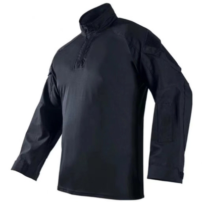Twee zakken met rits op de arm Militair Tactisch Combat Shirt Kikkerspak Ademhalend