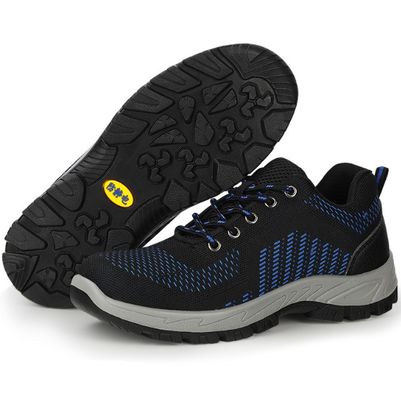 Breathable Anti-Static Safety Work Shoes Steel Toe Puncture-Resistant Flyknit Upper Wear-Resistant voor Cleanroom